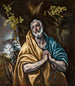 Der heilige Petrus Bußfertiger - El Greco — Ansicht des Kunstwerks