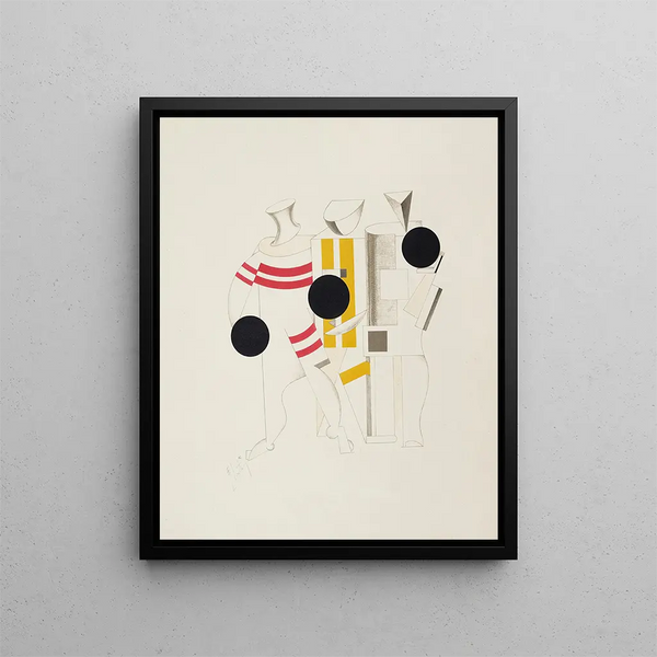 Das Sportler Das Sportler - El Lissitzky — gerahmtes Bild an der Wand
