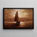 Navigation der Nacht - Elbridge Wesley Webber — gerahmtes Bild an der Wand