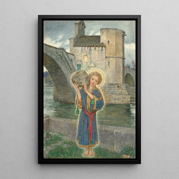 Reproduktion des Gemäldes Saint Bénézet d'Avignon - Eleanor Fortescue-Brickdale