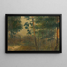 Vue de la forêt - Elemér Halász-Hradil — gerahmtes Bild an der Wand