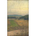 Landschaftsbild mit Hügeln im Hintergrund - Elemér Halász-Hradil — Ansicht des Kunstwerks