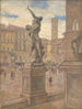 Platz in Italien, Florenz - Elemr Halszhradil — Ansicht des Kunstwerks