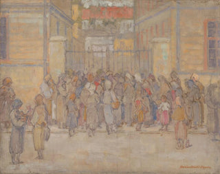 Arbeitsloser - Elemér Halász-Hradil — Ansicht des Kunstwerks