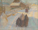 Winter im Dorf - Elemér Halász-Hradil — Ansicht des Kunstwerks
