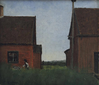 Szene von Lommaryd, Småland - Elias Erdtman — Ansicht des Kunstwerks