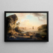 Küstenlandschaft - Elias Martin — gerahmtes Bild an der Wand