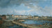 Vue de Stockholm V - Elias Martin — Ansicht des Kunstwerks