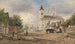 Parvis de l'église avec fontaine - Elias Pieter van Bommel — Ansicht des Kunstwerks