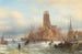 Motiv von Dordrecht - Elias Pieter van Bommel — Ansicht des Kunstwerks
