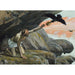 Reproduktion des Gemäldes James Tissot - Elie, ernährt von den Raben