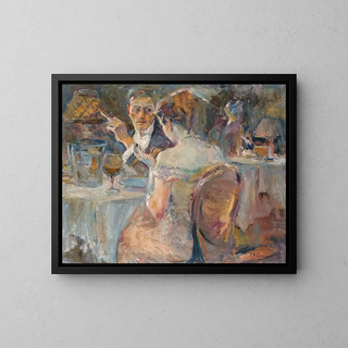 Elie Anatole Pavil - Evening In A Parisian Cafe.webp