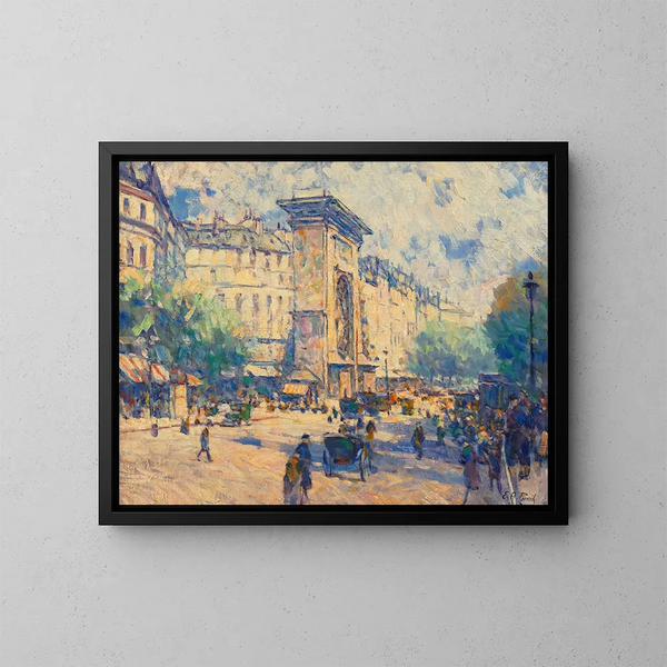 Porte Saint-Denis - Élie Anatole Pavil — gerahmtes Bild an der Wand