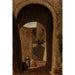 Arcade mit Frau - Elihu Vedder — gerahmtes Bild an der Wand
