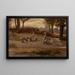 Gänse - Elihu Vedder — gerahmtes Bild an der Wand