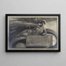 In der Welt - Elihu Vedder — gerahmtes Bild an der Wand