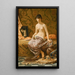 Odalisque - Elihu Vedder — gerahmtes Bild an der Wand