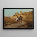 Die Fabel des Müller, seines Sohnes und des Esels Nr. 8 - Elihu Vedder — gerahmtes Bild an der Wand
