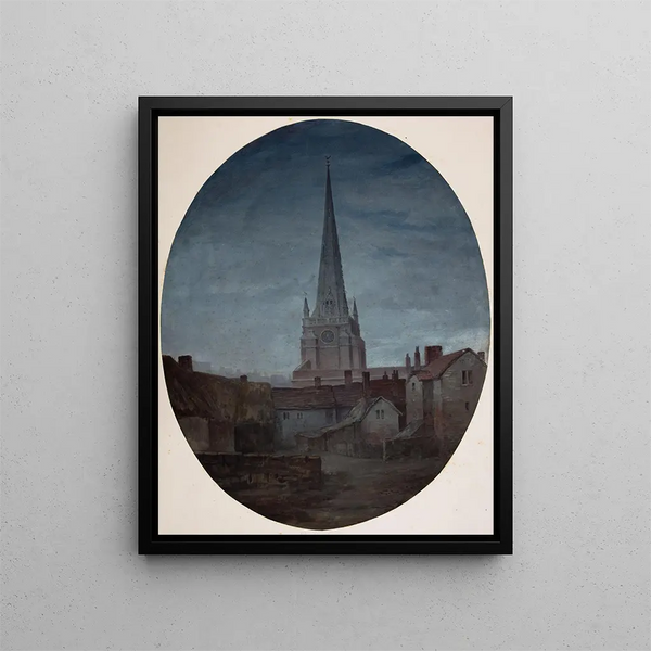 Elijah Walton - St Martins Church Birmingham By Night.webp