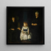 Elinor Jean und Anna - George Wesley Bellows — gerahmtes Bild an der Wand