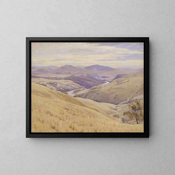 Weetangera Canberra - Elioth Gruner — gerahmtes Bild an der Wand