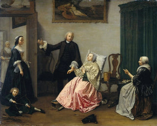 Besuch beim Arzt - Elisabeth Geertruida Wassenbergh — Ansicht des Kunstwerks