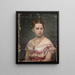 Königin Olga von Griechenland - Elisabeth Jerichau-Baumann — gerahmtes Bild an der Wand