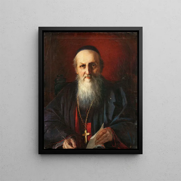 L'évêque arménien Adoardo - Elisabeth Jerichau-Baumann — gerahmtes Bild an der Wand
