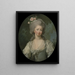 Ernestine Frédérique Prinzessin von Croÿ - Elisabeth Louise Vigée Le Brun — gerahmtes Bild an der Wand