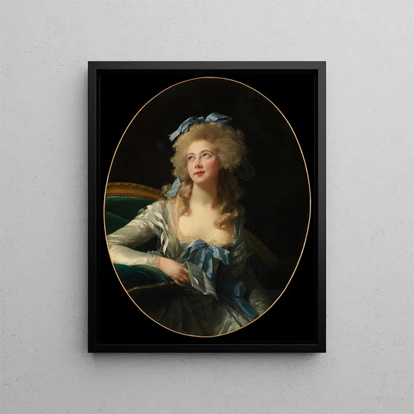 Madame Grand Noël Catherine Vorlé 1761-1835 - Elisabeth Louise Vigée Le Brun — gerahmtes Bild an der Wand