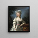 Madame du Barry - Elisabeth Louise Vigée Le Brun — gerahmtes Bild an der Wand