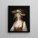 Portrait Anne Catherine Le Preudhomme de Chatenoy Gräfin von Verdun - Elisabeth Louise Vigée Le Brun — gerahmtes Bild an der Wand