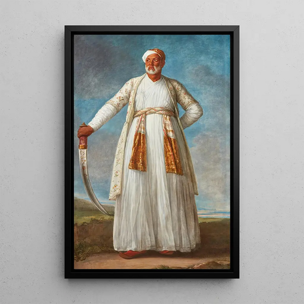 Portrait von Muhammad Dervish Khan - Elisabeth Louise Vigée Le Brun — gerahmtes Bild an der Wand