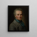 Portrait of Jean Baptiste Lemoyne the Younger - Elisabeth Louise Vigée Le Brun — gerahmtes Bild an der Wand