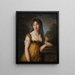 Portrait einer Frau - Elisabeth Louise Vigée Le Brun — gerahmtes Bild an der Wand