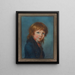 Portrait eines Jungen - Elisabeth Louise Vigée Le Brun — gerahmtes Bild an der Wand