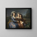 Die Marquise de Pezay und die Marquise de Roug mit ihren Söhnen Alexis und Adrien - Elisabeth Louise Vigée Le Brun — gerahmtes Bild an der Wand
