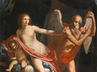 Schönheit, die die Zeit vertreibt - Elisabetta Sirani — Ansicht des Kunstwerks
