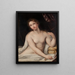 Lucrèce - Elisabetta Sirani — gerahmtes Bild an der Wand