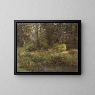 Studie der Natur - Elise Habelt — gerahmtes Bild an der Wand