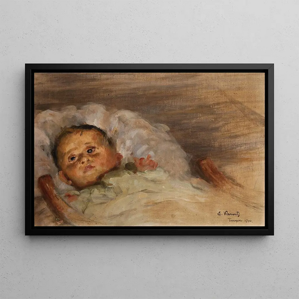 Mein Enkelkind - Eliseu Visconti — gerahmtes Bild an der Wand
