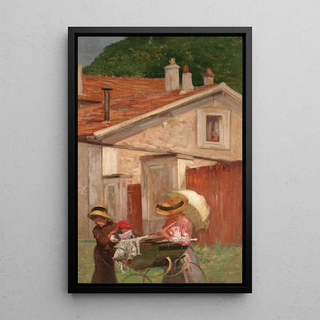 Eliseu Visconti - Minha famlia em Saint Hubert.webp