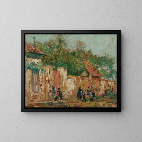 Nachmittag in Saint Hubert - Eliseu Visconti — gerahmtes Bild an der Wand