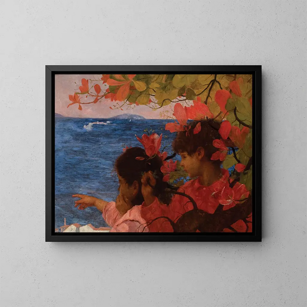 Vue de la mer - Eliseu Visconti — gerahmtes Bild an der Wand