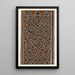 Byzantinisches Ornament-Gemälde - Elizabeth A Nedwill — gerahmtes Bild an der Wand