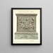 Portfolio Historisches Ornament - Elizabeth A. Nedwill — gerahmtes Bild an der Wand