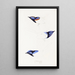 Synopsis der Vögel Australiens und der angrenzenden Inseln Pl08 - Elizabeth Gould — gerahmtes Bild an der Wand