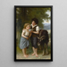 Die drei Freunde - Elizabeth Jane Gardner Bouguereau — gerahmtes Bild an der Wand