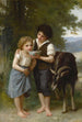 Die drei Freunde - Elizabeth Jane Gardner Bouguereau — Ansicht des Kunstwerks