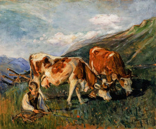 Elizabeth Nourse - In the high meadow Dans le haut pturage en Suisse.webp